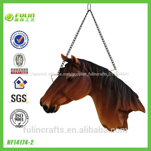 casa colgante resina cabeza de caballo de arte de la pared - Product Image 1