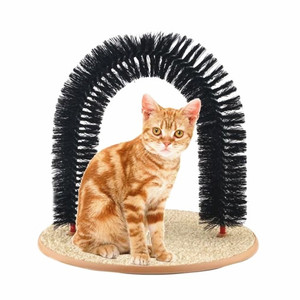 Rascador de arco para mascotas, cerdas masajeadoras para rascar, juguetes para gatos, gran oferta - Product Image 1