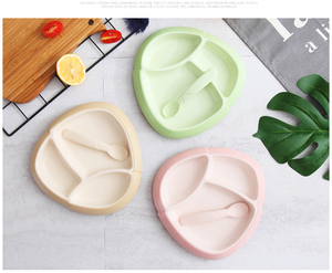 <span class=keywords><strong>METKA</strong></span> Assiettes Modernes et Durables en Fibre de Bambou avec Plateau de Service à Compartiments pour Repas d'Enfants - Product Image 6