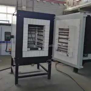 High temperature chamber furnace for firing ceramics, earthenware, clay and porcelain