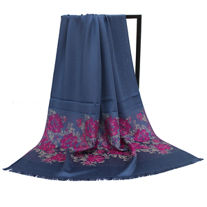 Echarpe africaine pour femmes musulmanes <span class=keywords><strong>arafat</strong></span> Echarpe noire et rouge Echarpes d'hiver en coton égyptien en vrac - Product Image 3