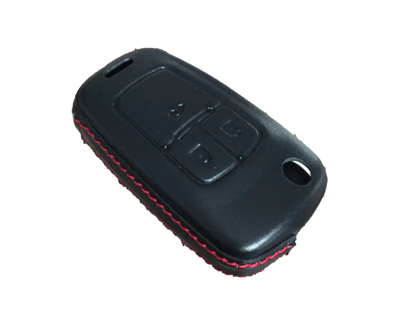 4D Leder Flip Remote Schlüssel Abdeckung Fit Für Opel 3 Faltbare Tasten Mit Loch Schlüssel ring halter