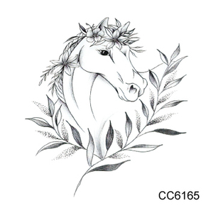 Rocooart Marque Conceptions de <span class=keywords><strong>Tatouage</strong></span> Temporaire D'art de Corps Faux Petit <span class=keywords><strong>Chat</strong></span> Loup Etanche Tatouages Autocollant Pour Les Femmes - Product Image 4