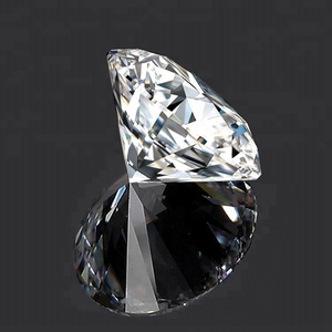 6.50mm bianco macchina di forma di taglio rotondo <span class=keywords><strong>pietra</strong></span> naturale Cz gemme per gioielli - Product Image 3
