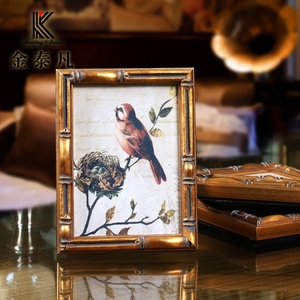 Ảnh nghệ thuật và khung gỗ thanh lịch 4x6 khung ảnh gỗ thông Vàng Cổ 8x10 thiết kế - Product Image 5