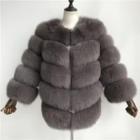 Mao Mao Fox Fur Coat, Russian Style, Warm, Winter