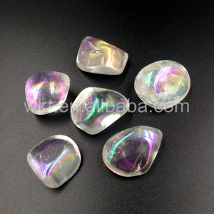 Ángel Aura de WT-G142 de cuarzo pulido, piedra de ópalo, cristal de curación, <span class=keywords><strong>Reiki</strong></span>, meditación, Ángel, cuarzo - Product Image 1