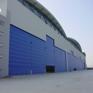 Automatico di Grandi Dimensioni <span class=keywords><strong>IN</strong></span> <span class=keywords><strong>PVC</strong></span> Tessuto Flessibile di Rolling up Porte Sollevamento Tessuto Hangar Porte Per Aeromobili - Product Image 4