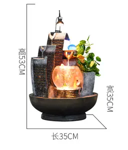 树脂工艺桌面室内喷泉