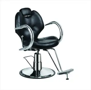 Billig Wholesale Salon Hair Chair Classic benutzte Friseurstühle mit verchromter Armlehne