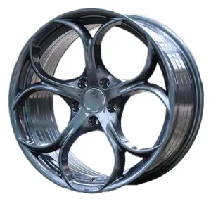 Cerchi in Lega di Alluminio per Auto da 17, 18, 19 Pollici, 5 Fori 5*112, <span class=keywords><strong>Nero</strong></span> con Finitura Diamantata per Alfa <span class=keywords><strong>Romeo</strong></span> - Product Image 1