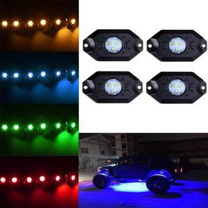 4/6/8/12 Pods Rgb Led Rock Lights Afstandsbediening En App Bediening Onder Auto Led Rock Light Kits - Product Image 3