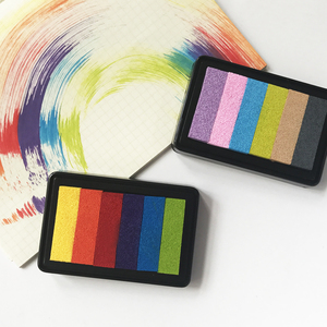 2019 Venta caliente nuevo producto de plástico colorido inkpad para los niños jugar enseñanza - Product Image 4
