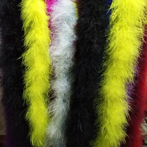 Ourwarm — Boa en plumes marabi 6 pieds, artisanat Long, garniture à coudre, nœuds de cheveux, Costume de fête de mariage, Halloween - Product Image 2