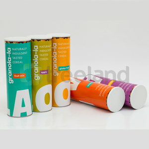 Fantaisie Cylindre <span class=keywords><strong>Muesli</strong></span> Emballage De Boîte De Papier - Product Image 3