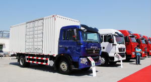Nueva serie Sinotruk howo 180hp 4x2 furgón camión de carga - Product Image 1
