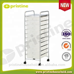 MIT Taiwan Modern Metal <b>Storage</b> <b>Trolley</b> Drawer Cabinet Household Furniture for Bedroom <b>Kitchen</b> Home Office & Hotel Use - Product Image 2