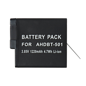 Professionnel pour <span class=keywords><strong>GoPro</strong></span> Hero <span class=keywords><strong>8</strong></span> 7 6 Hero 5 Black <span class=keywords><strong>Batterie</strong></span> AHDBT-501 D'origine 1220mAh - Product Image 2