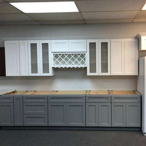 Kabinet dapur RTA Amerika pengocok putih desain modern