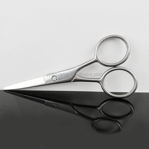 Herramienta de belleza personalizada, herramienta de belleza profesional de 4 pulgadas, tijera de corte de vello facial de acero inoxidable, tijeras para bigote, Tijera para Barba - Product Image 4