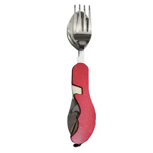 Di alta Qualità Multi-funzione coltello, forchetta, articoli per la tavola, cucchiaio, cucchiaio di campeggio forchetta, rimovibile principale portatile coltello
