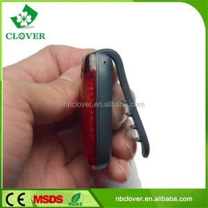 Familiar en Fábrica OEM regalo de la promoción 3 tail led <span class=keywords><strong>bike</strong></span> la luz de la bici con clip - Product Image 5