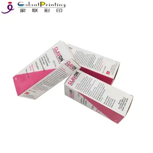2019 all'ingrosso a buon mercato personalizzato unguento medico scatola di imballaggio carta patinata accetta Tuck End medicina farmaceutica pillola carta diritta - Product Image 1