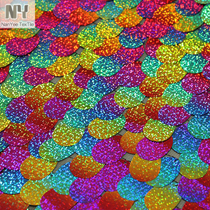 Nanyee 직물 <span class=keywords><strong>40mm</strong></span> 타원 kimino를 위한 여분 큰 <span class=keywords><strong>Sequin</strong></span> 직물