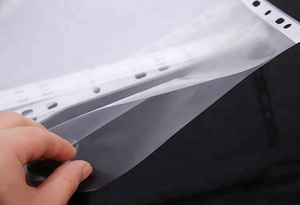 A4 PP Rõ Ràng Không Thấm Nước Giữ Tài Liệu 11 Lỗ Tấm Bảo Vệ - Product Image 6