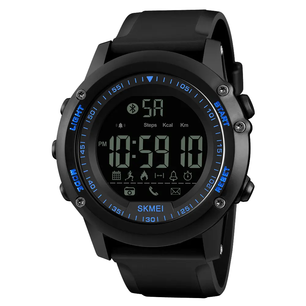 Intelligente della vigilanza del quarzo degli uomini di sport orologi skmei 1321 digitale intelligente orologio
