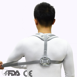 sacro Lumbar apoyo el mejor aparato ortopédico en la espalda de hombro superior clavícula Corrector de postura de la correa - Product Image 1