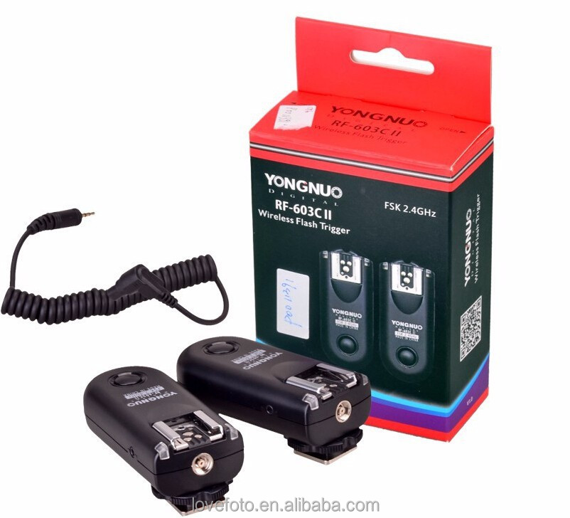 Yongnuo RF-603 II Flash Trigger + Receivers for DSLR 6D