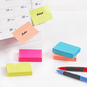 Set di adesivi a colori Foska note note note blocco pagina di carta note adesive per la scuola in ufficio - Product Image 3