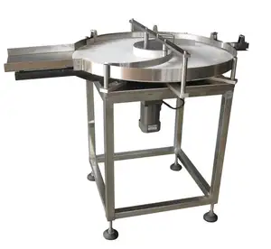 tin sorting table+ bottle collecting table/ can rotating table for can packing production line