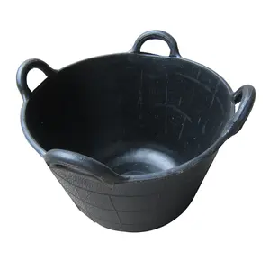 Balde de borracha, pail de cimento, recipiente de borracha recipiente de borracha reciclado