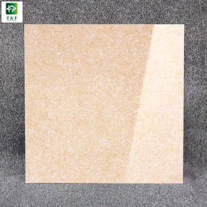 Azulejos de Piso Portugueses de <span class=keywords><strong>Cerámica</strong></span> Esmaltada Pulida de Alto Brillo de 60x60 cm en Color Beige en Venta - Product Image 1
