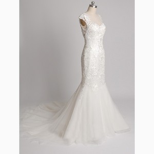 ON428 Ramos de <span class=keywords><strong>novia</strong></span> Foto real Cola de sirena Vestidos de <span class=keywords><strong>novia</strong></span> de encaje Ropa nupcial <span class=keywords><strong>barata</strong></span> - Product Image 3