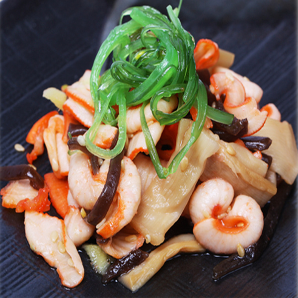 Бренд Gaishi chuka ika sansai, салатный каламари с сертификатом халяли