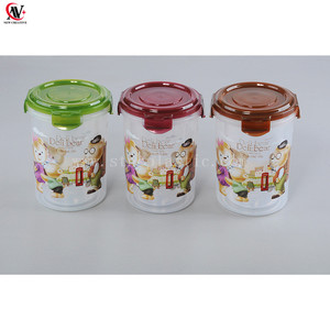 Container Jar (2-Mảnh thiết lập) nhựa Thùng Chứa Có Nắp Đậy-Bột Yến Mạch Container để đi 800 ML + 1500 ML - Product Image 5