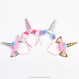 Mágico de cuerno de unicornio fiesta diadema de pelo perfecto vestido niños bebé niños Cosplay regalo de desgaste de la cabeza las niñas Accesorios - Product Image 1