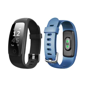 Disponibile ID107 Plus cardiofrequenzimetro BT 4.0 bracciale Monitor pedometro SportWristband Health Fitness Tracking per Android iOS