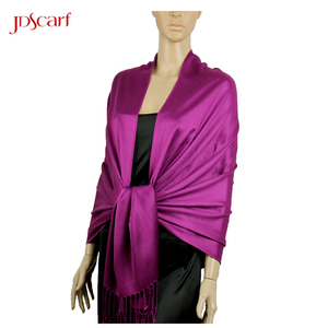 Fashion Plain <strong>White</strong> Arab Scarf Hijab <strong>Viscose</strong> <strong>Pashmina</strong> Shawl Made in China <strong>Pashmina</strong> - Product Image 5