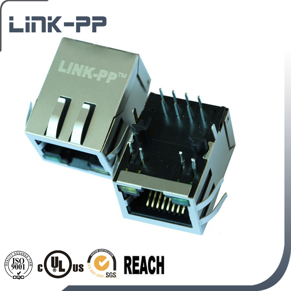 10/100Base-T 8 портов RJ45 magjack разъем HFJ11-S101E-S1LS21RL---LINK-PP является предпочтительным поставщиком ti Intel