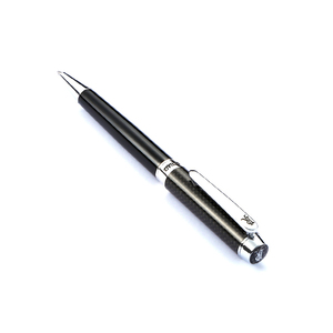 JR4001 Luxury Business Gift Promotional Brass Made Heavy Metal Ball <b>Pen</b> With Carbon Fiber Metal Logo - Product Image 3
