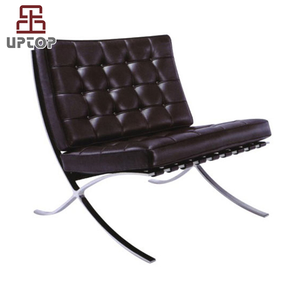 (SP-HC080) uptop Mies van der Rohe cuero esperando silla oficina - Product Image 1