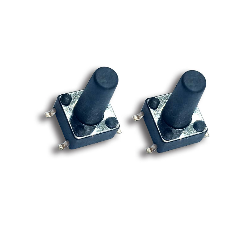 Тактовый переключатель SMD 6x6x12 мм 12 В 50 мА, тактовый переключатель, тактильный переключатель