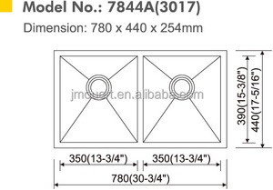 OEM accetta di qualità garantita doppia ciotola in <span class=keywords><strong>acciaio</strong></span> inox 304 fantasia lavelli da <span class=keywords><strong>bagno</strong></span> - Product Image 2