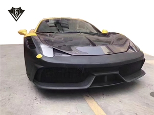 Stile popolare per il paraurti anteriore <span class=keywords><strong>Ferrari</strong></span> 458 e il kit carrozzeria speciale 458 hood 458 - Product Image 2