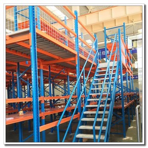 Heavy-Duty Bolt-Cấu trúc đa cấp lưu trữ tầng lửng Kệ hệ thống sơn tĩnh điện thép ăn mòn xếp chồng Kệ kệ - Product Image 3