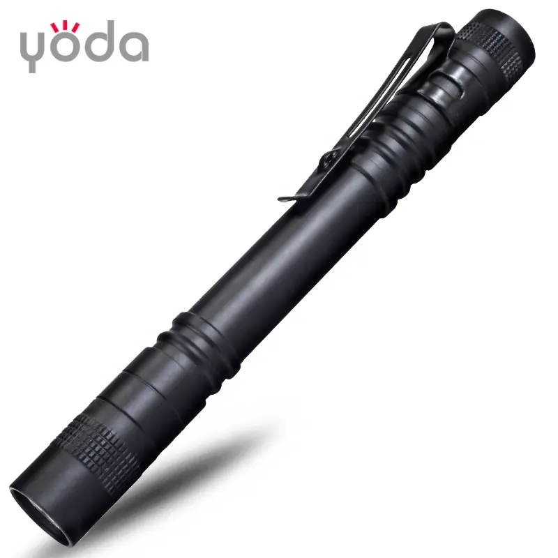 D9190 promotion gift A A A Tactical Flashlight Pocket Torch Light 120 lumen Doctor pen flashlight with clip